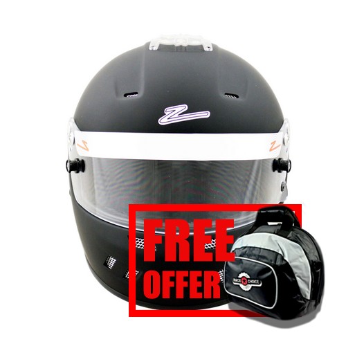 Zamp RZ-58 TOP AIR Snell SA2015 Helmet Matte Black Small