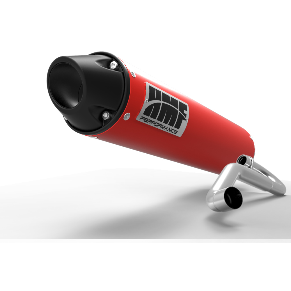 Performance Full Red Exhaust & Black End Cap
