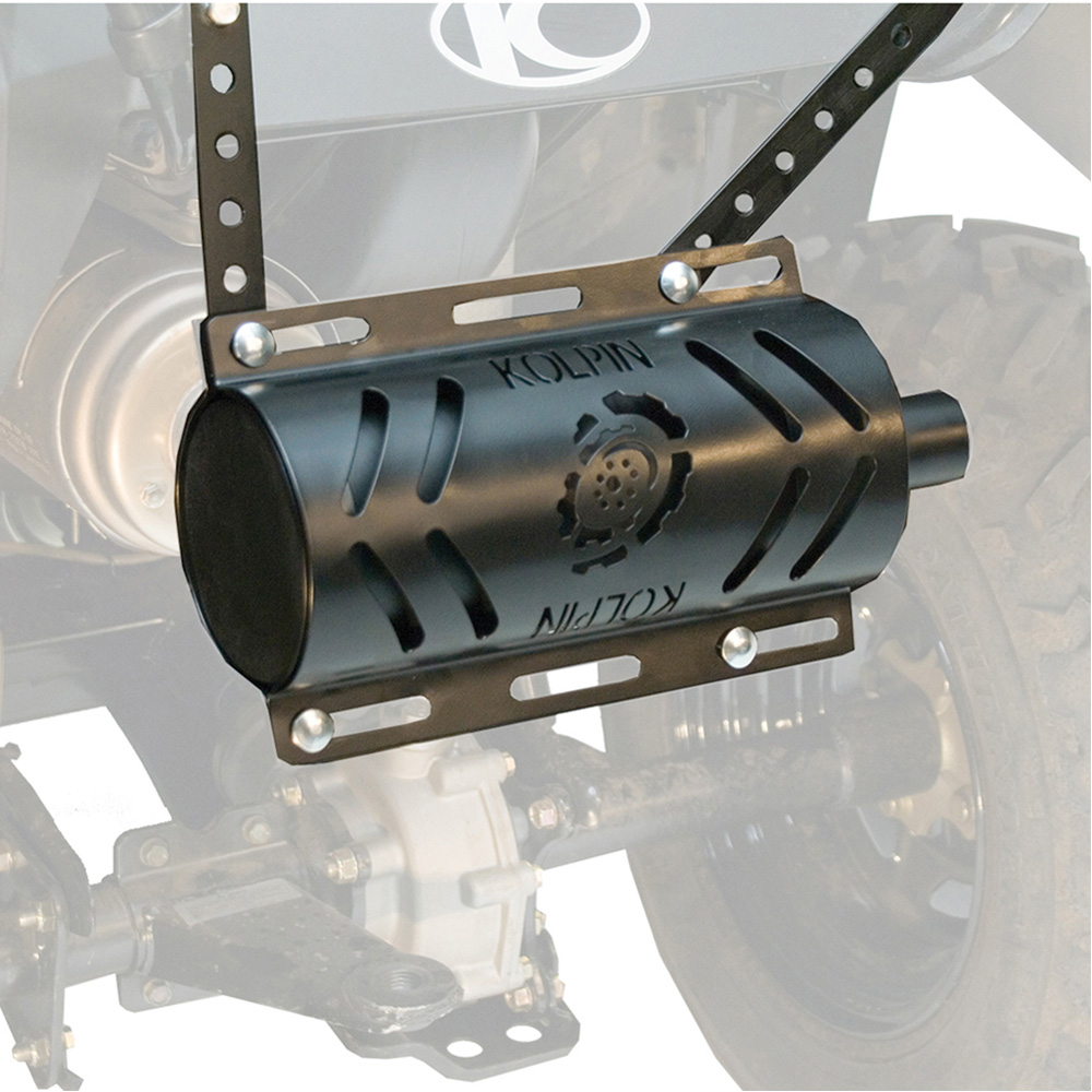 Kolpin Muffler Exhaust Silencer Stealth 2.0 w// Heat Shield Universal ATV UTV