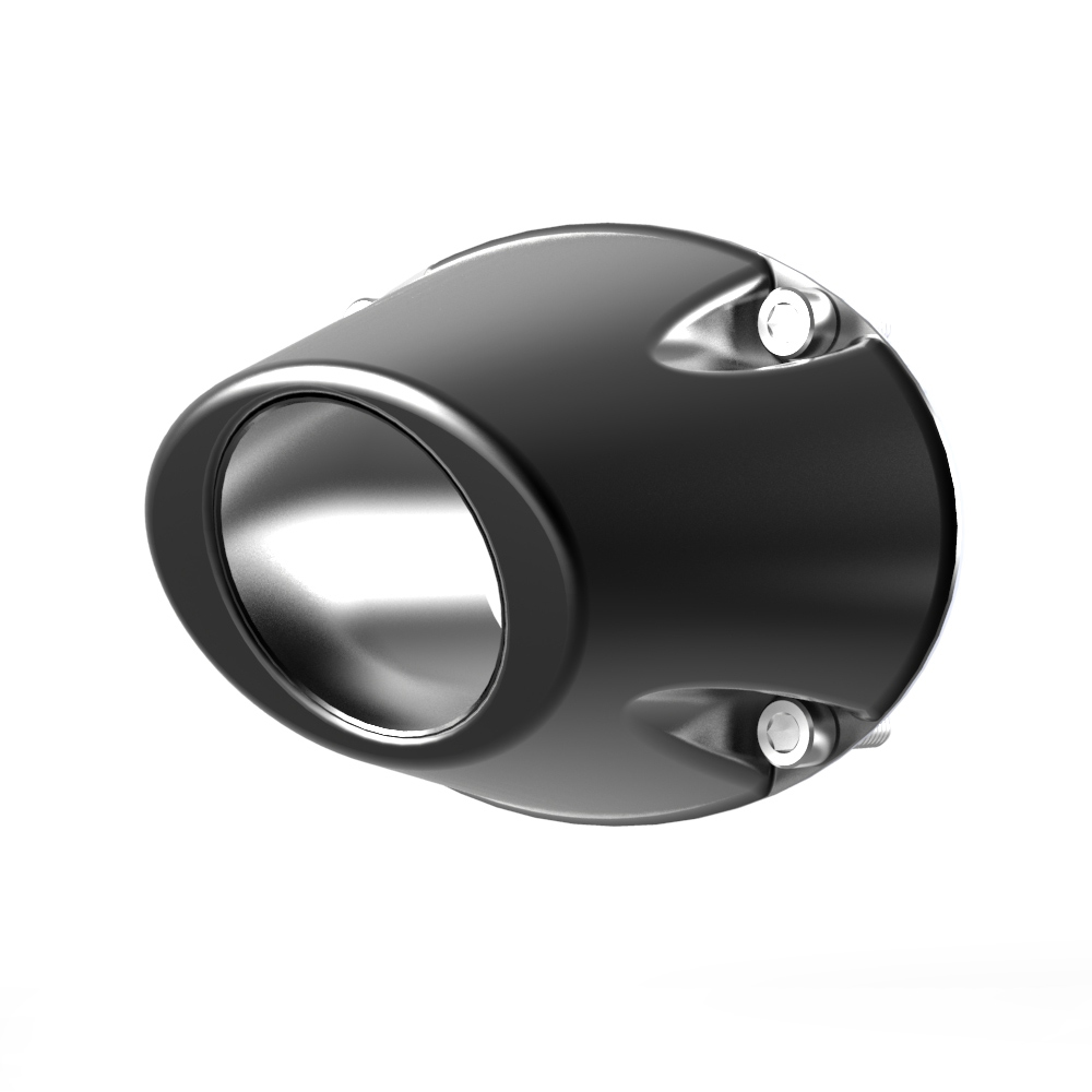 Hmf Engineering Hmf Elliptical Horz End Cap Polished 6996706