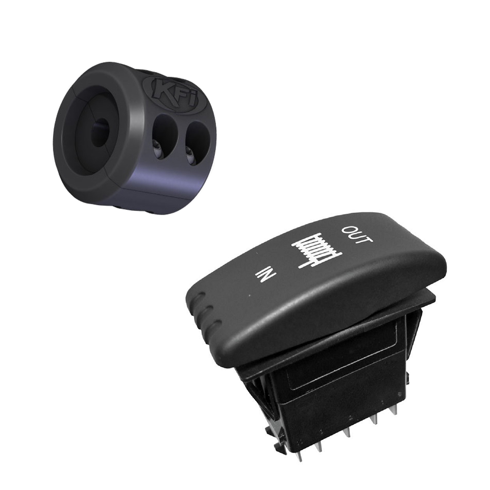 KFI Products Wide 5000LBS. Capacity ATV/UTV Winch, KFI Products