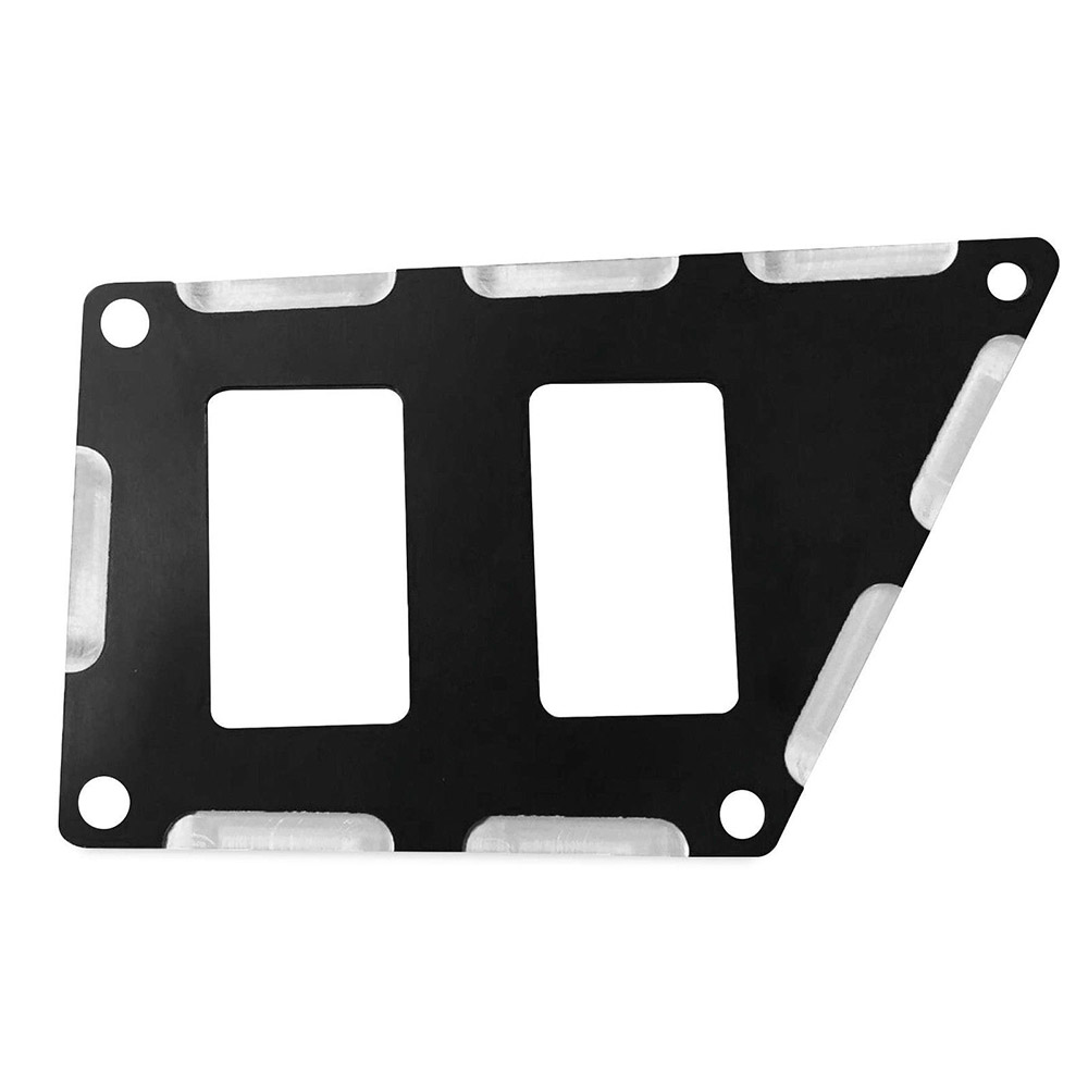 2017 Polaris RZR Turbo 2 Dash Panel Plates Rocker Switch Upgrade Black