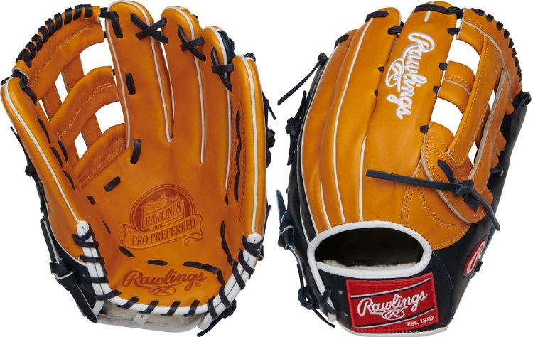 h web baseball glove