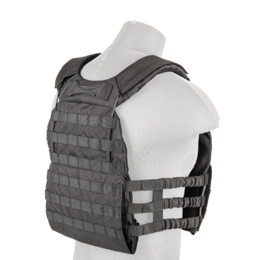 Lancer Tactical Plate Carrier Plate Carrier w/ Quick Release Cable