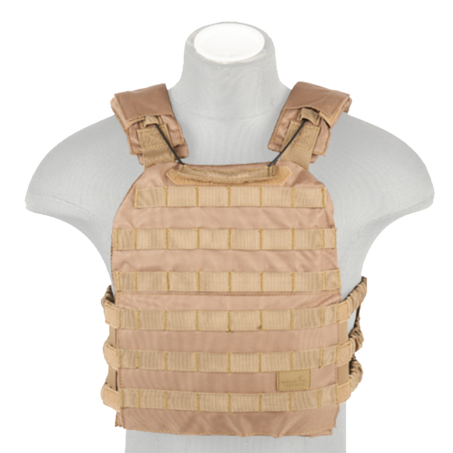 Lancer Tactical Plate Carrier Plate Carrier w/ Quick Release Cable