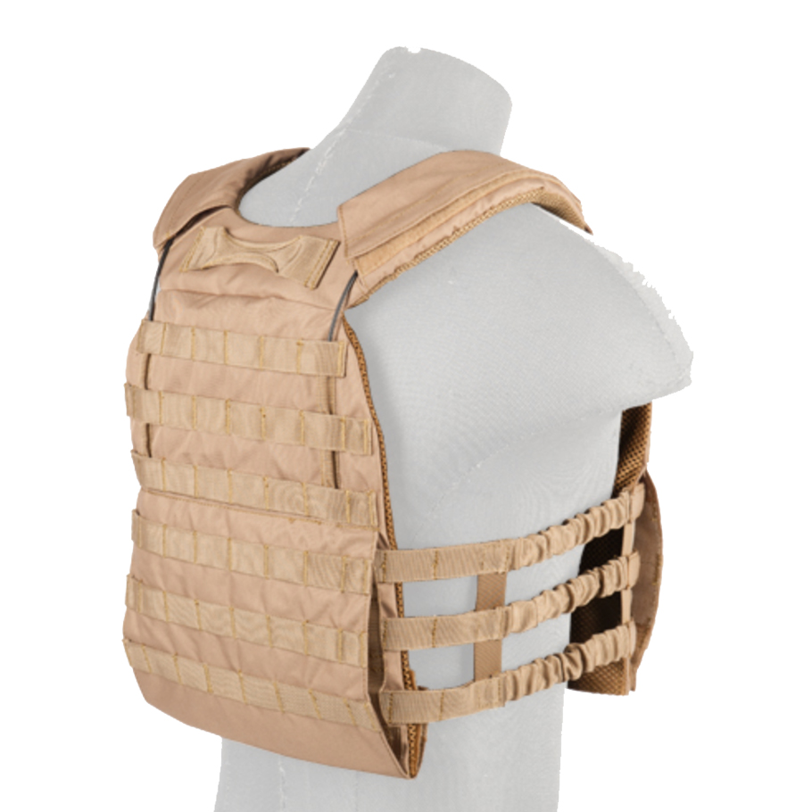 Lancer Tactical Plate Carrier Plate Carrier w/ Quick Release Cable