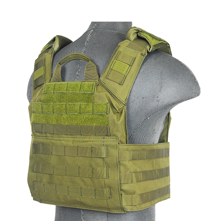 Lancer Tactical SAPC Plate Carrier w/Dual Inner Mag Pouch Shoulder Pads