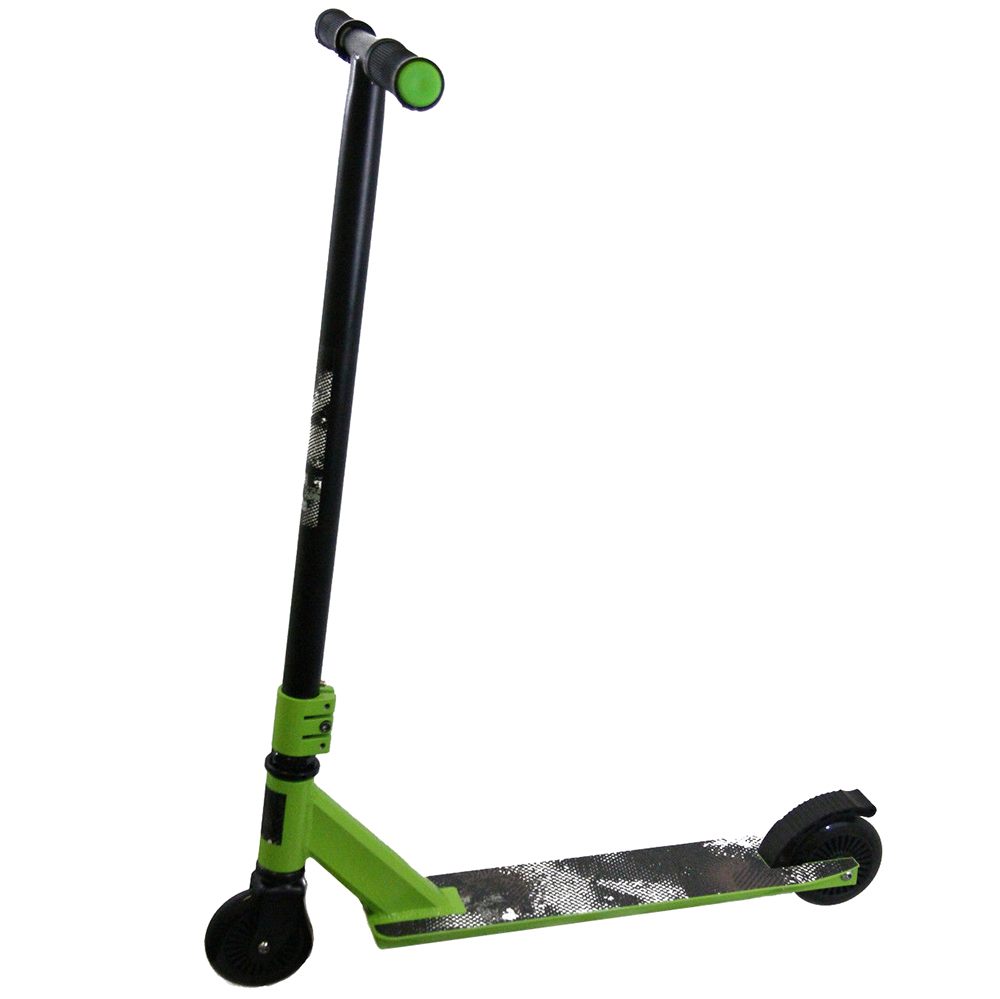 Xspec Green Pro Aluminum Stunt Kick Scooter Tricks Skatepark T Handlebar