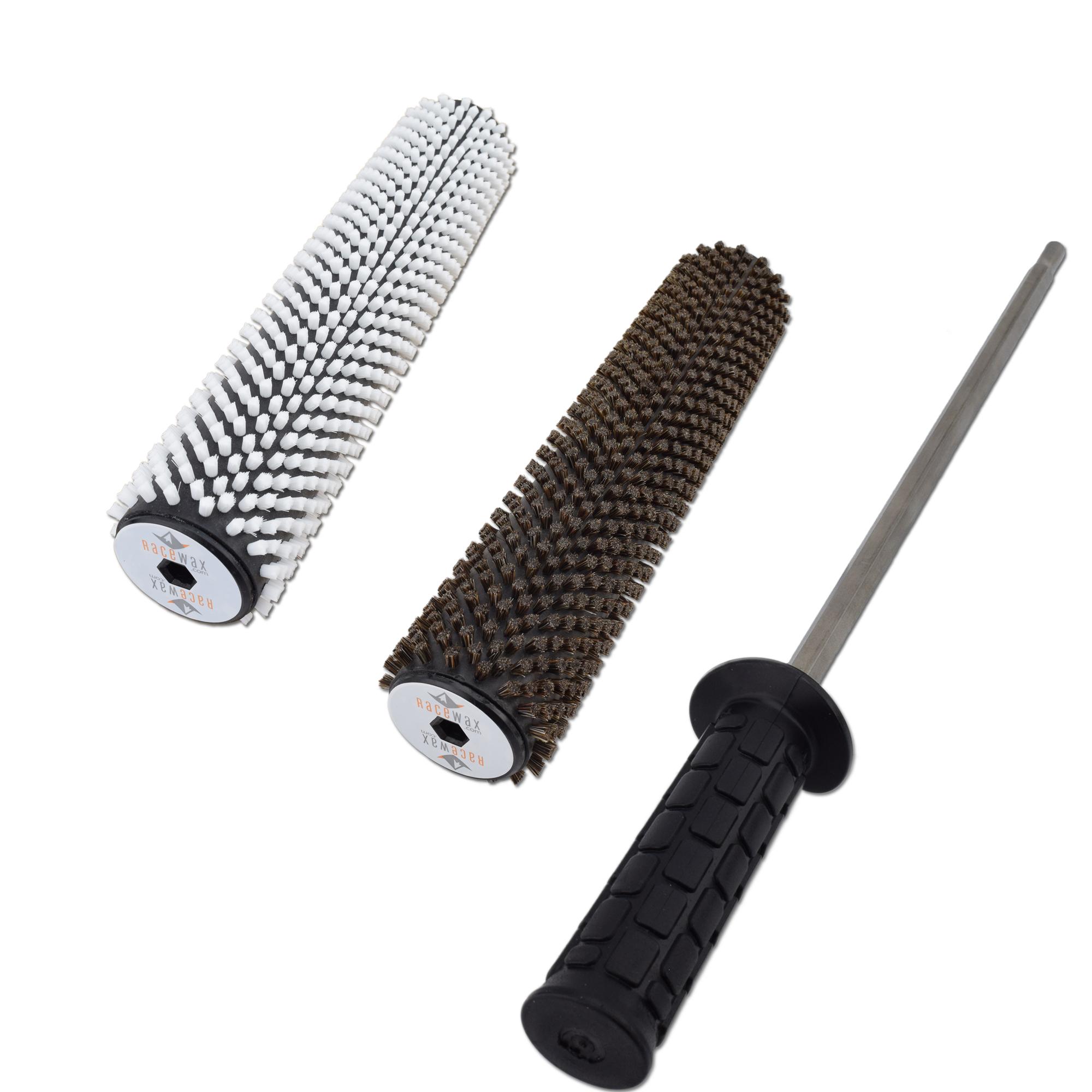 Snowboard Rotobrush Kit AxleHandle with Nylon Horsehair Brush eBay