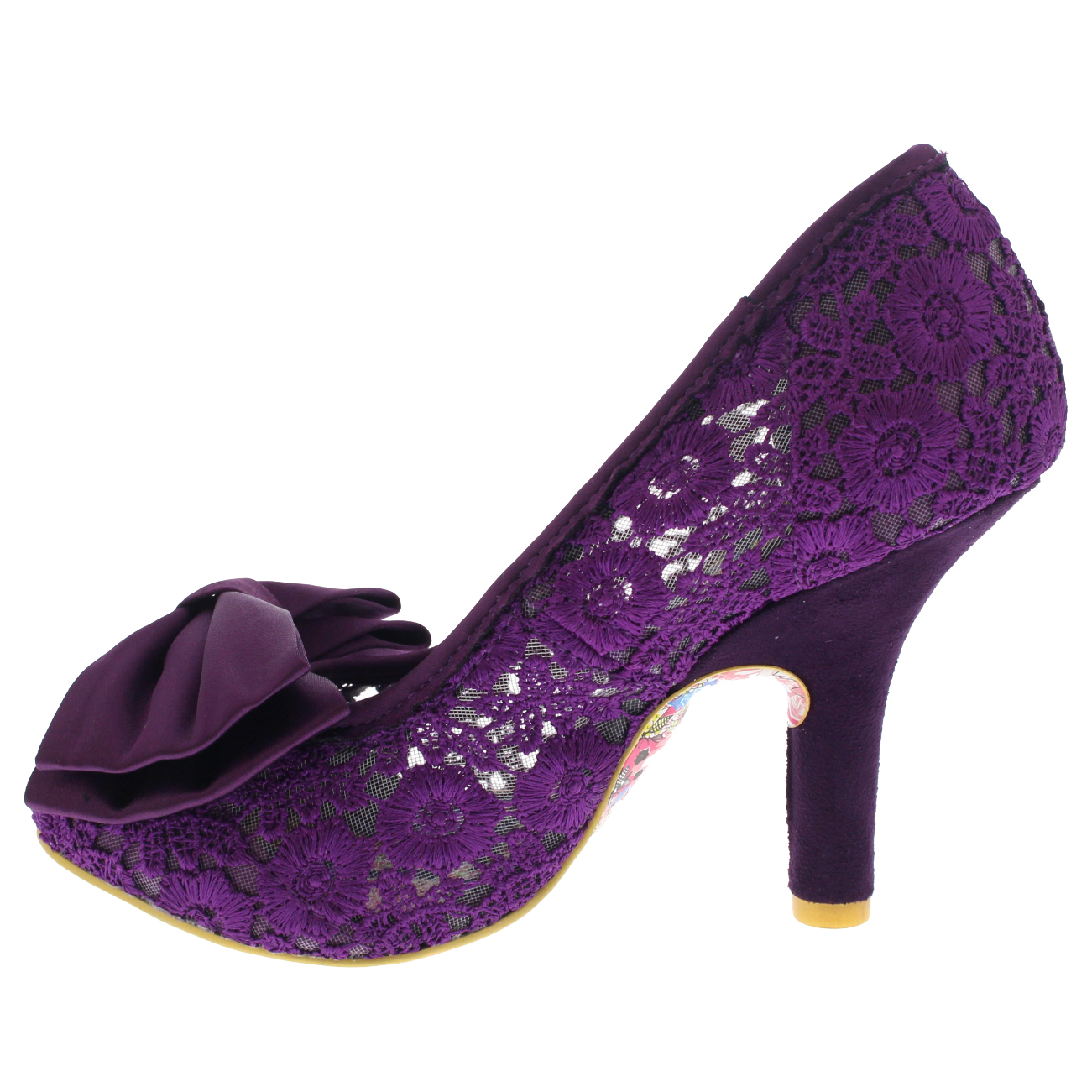 Damenschuhe Irregular Choice Mal E Bow Slip On High Party High On Heel Court Schuhes UK 3.5-8.5 e2e5fa Damenschuhe Irregular Choice Mal E Bow Slip On High Party High On Heel Court Schuhes UK 3.5-8.5 e2e5fa