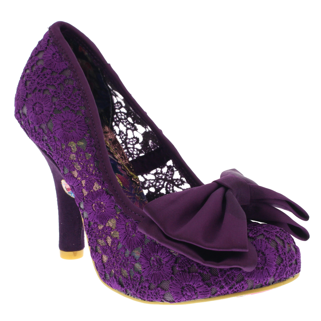 Damenschuhe Irregular Choice Mal E Bow Slip On High Party High On Heel Court Schuhes UK 3.5-8.5 e2e5fa Damenschuhe Irregular Choice Mal E Bow Slip On High Party High On Heel Court Schuhes UK 3.5-8.5 e2e5fa