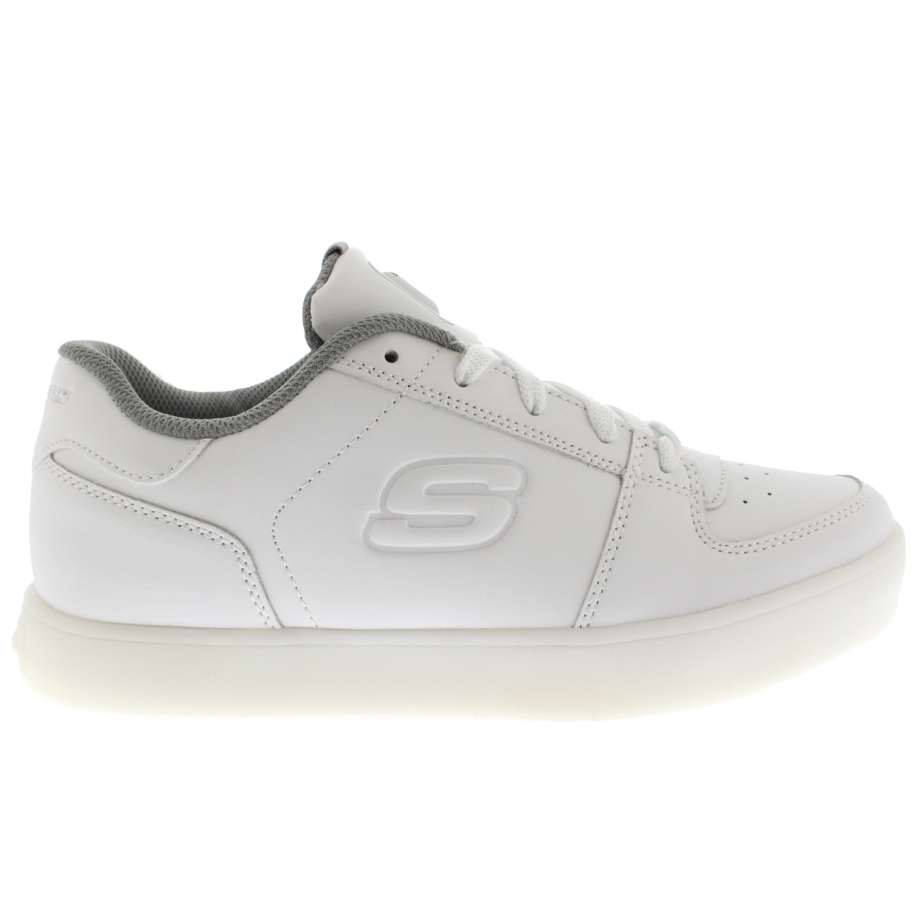 Unisex Kids Skechers Energy Light Elate Light Up Leather Party Trainers UK 9.5-5