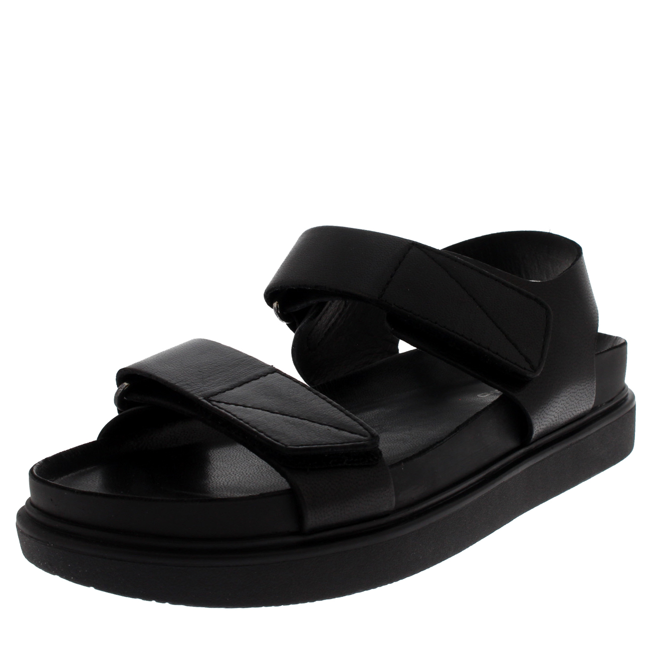 Womens Vagabond Erin Cut Out Sandals Black Sandals