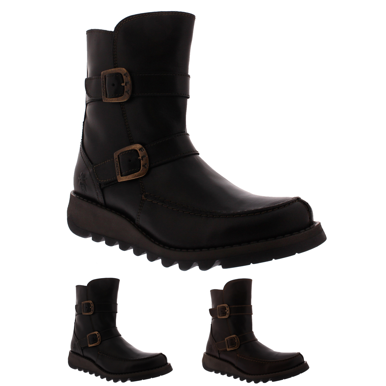 damen Fly London Sann Leather Work Fashion Casual Wedge Heel Ankle Stiefel UK 3-10 damen Fly London Sann Leather Work Fashion Casual Wedge Heel Ankle Stiefel UK 3-10