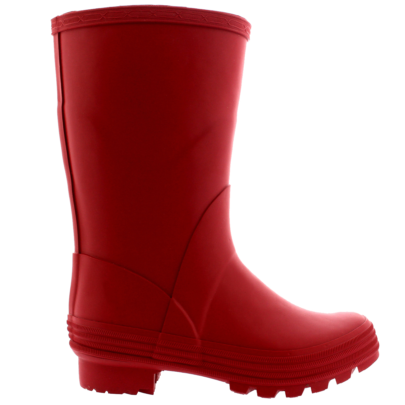 Unisex Kids Waterproof Rain Snow Muck Yard Wellies Long