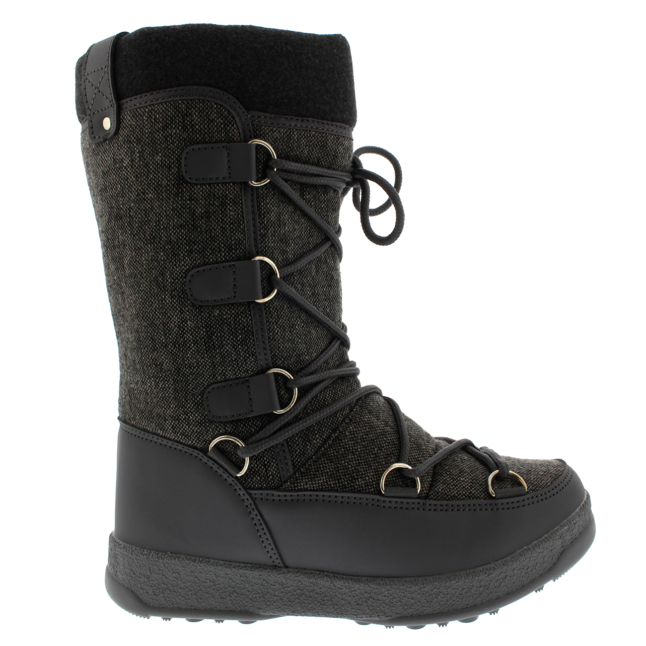 coretta women's fleece lined waterproof snow boots