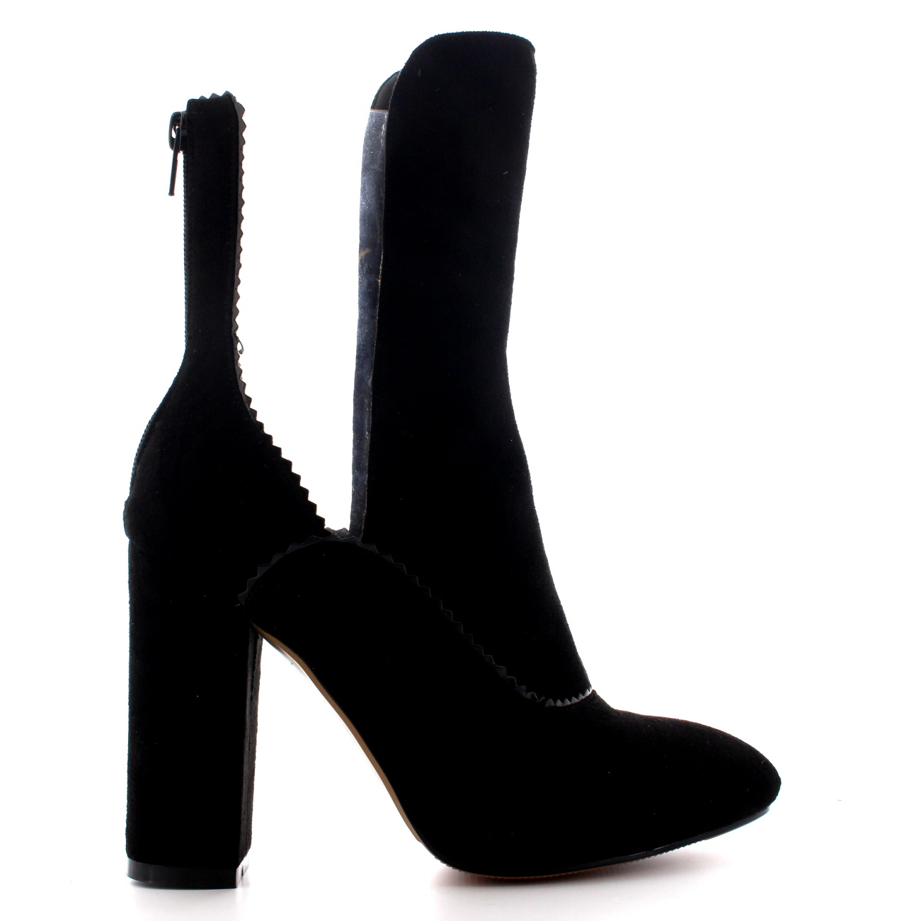 Ladies On Trend Sassy High Heel Biker Autumn Chelsea Pixie Ankle Boots All Sizes