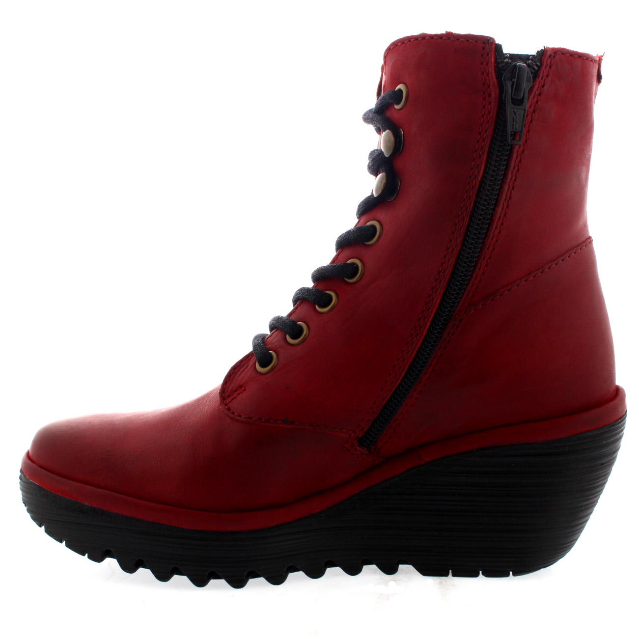 fly london red boots