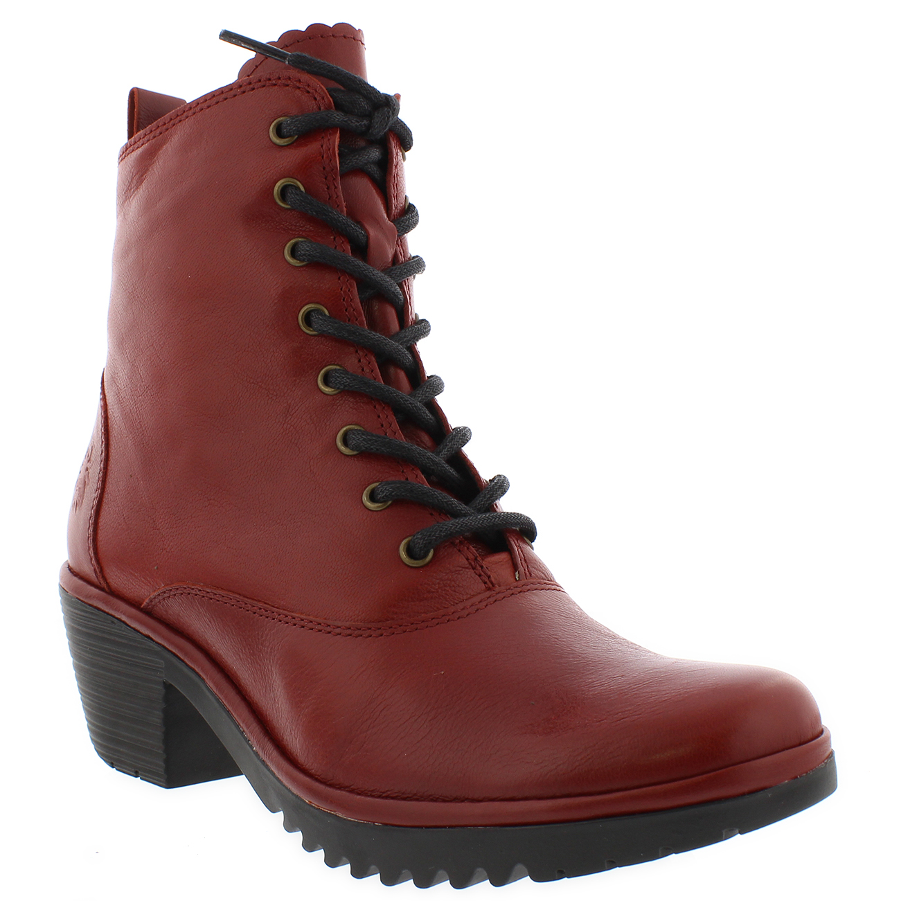 Ladies Fly London Wune Giglio Casual Autumn Winter Heeled Work Boots All Sizes