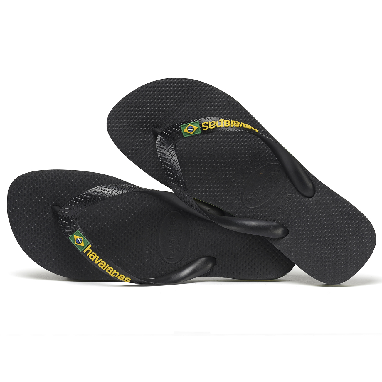 Unisex Kids Havaianas Brasil Logo Slip On Beach Holiday