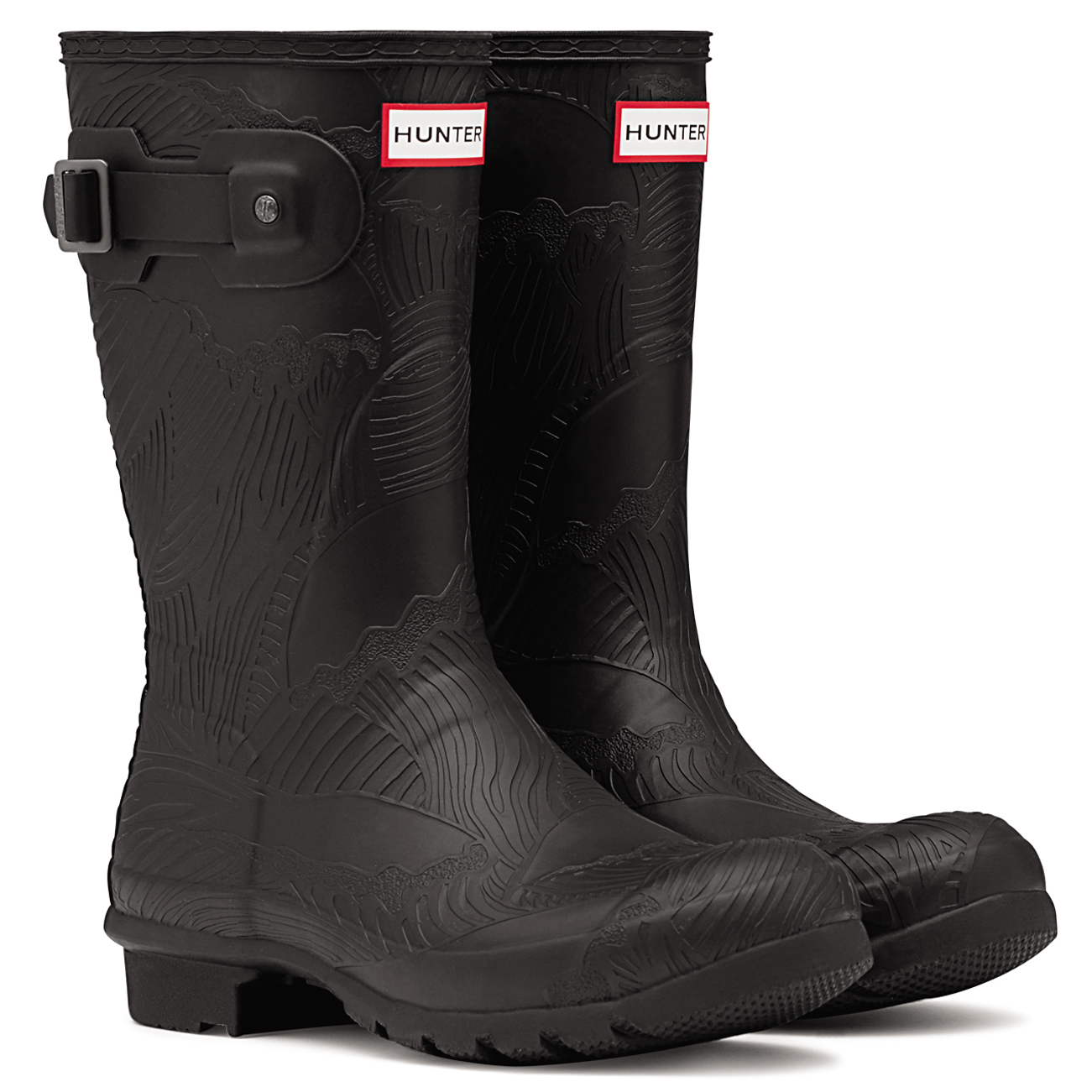 Damas Hunter Original Wellington botas Wellington Original Impermeable con textura de onda corta todas las tallas 2aa97b Damas Hunter Original Wellington botas Wellington Original Impermeable con textura de onda corta todas las tallas 2aa97b