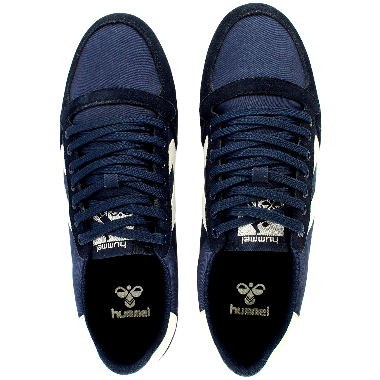 Womens Hummel Slimmer Stadil Low Leather Casual Suede Lace