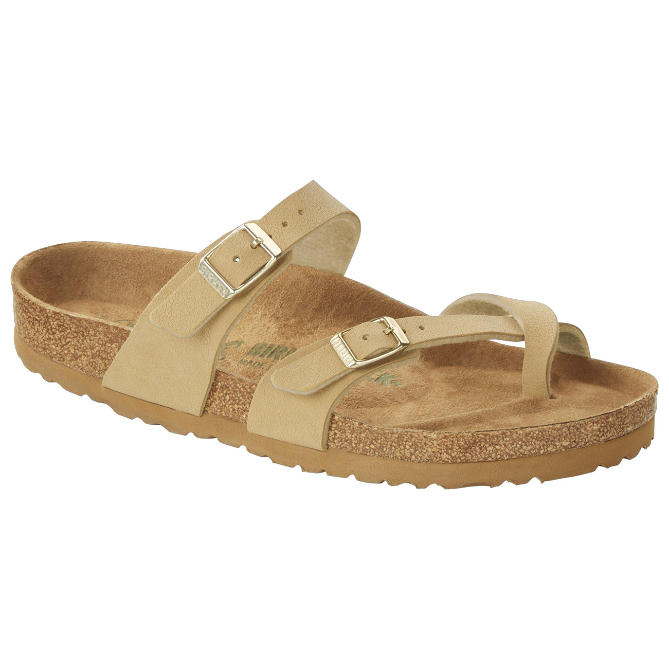 Birkenstock Ladies Mayari Birko-Flor Birkibuc Earthy Vegan Toe Post Sandals UK | eBay