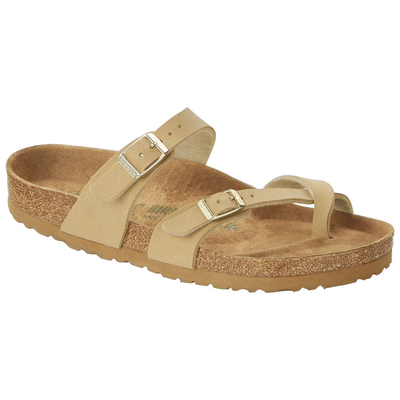 Birkenstock Ladies Mayari Birko-Flor Birkibuc Earthy Vegan Toe Post Sandals UK | eBay