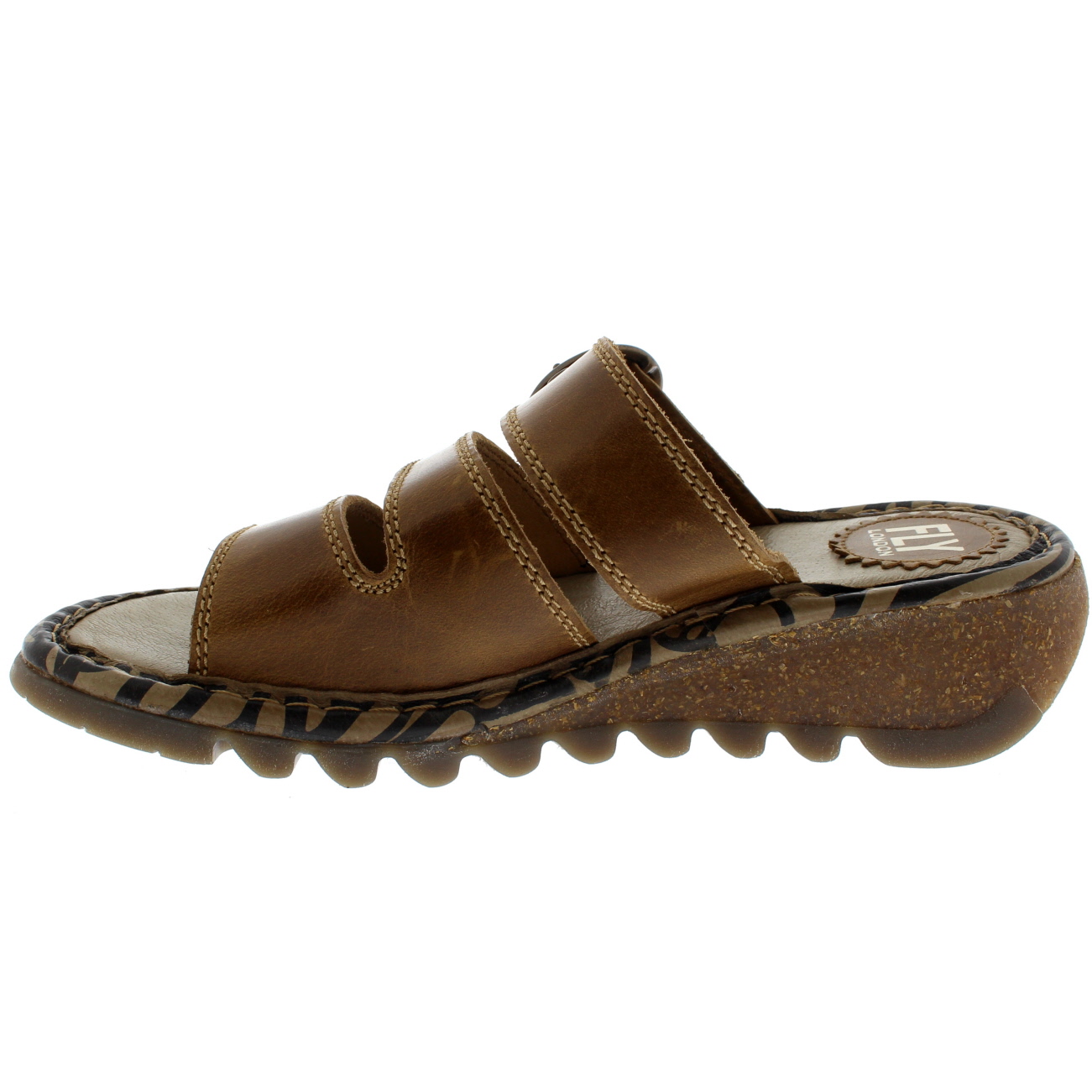 Damen Fly Zeh London Thea Bridle Offener Zeh Fly Keil Hacke Leder Urlaub Sandale EU 36-42 504e78 Damen Fly Zeh London Thea Bridle Offener Zeh Fly Keil Hacke Leder Urlaub Sandale EU 36-42 504e78