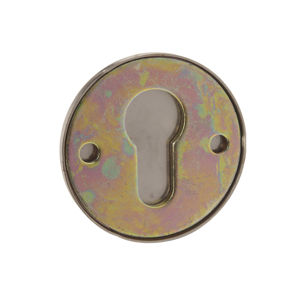 Union Key Hole Cover Lever Door Lock Escutcheon Stainless Steel 54mm