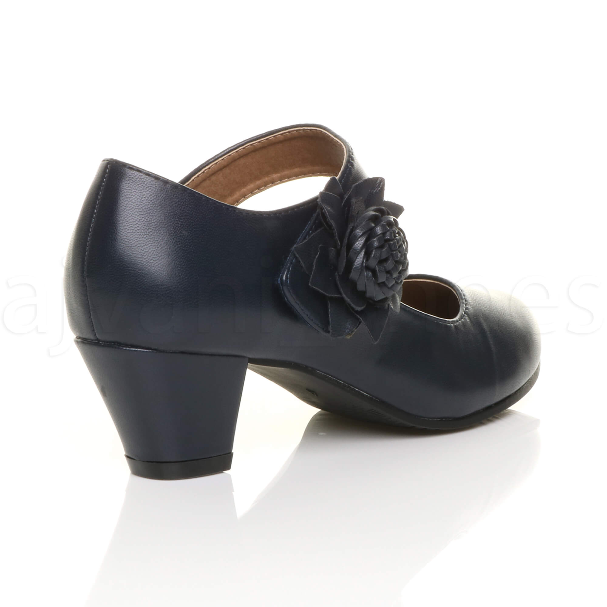 block mid heel shoes