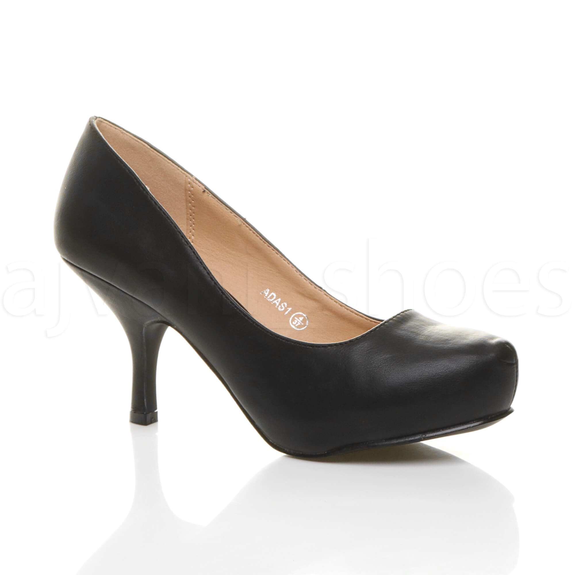 Ladies Leather High Front Court Shoes Ladies Leather High Front Court Shoes