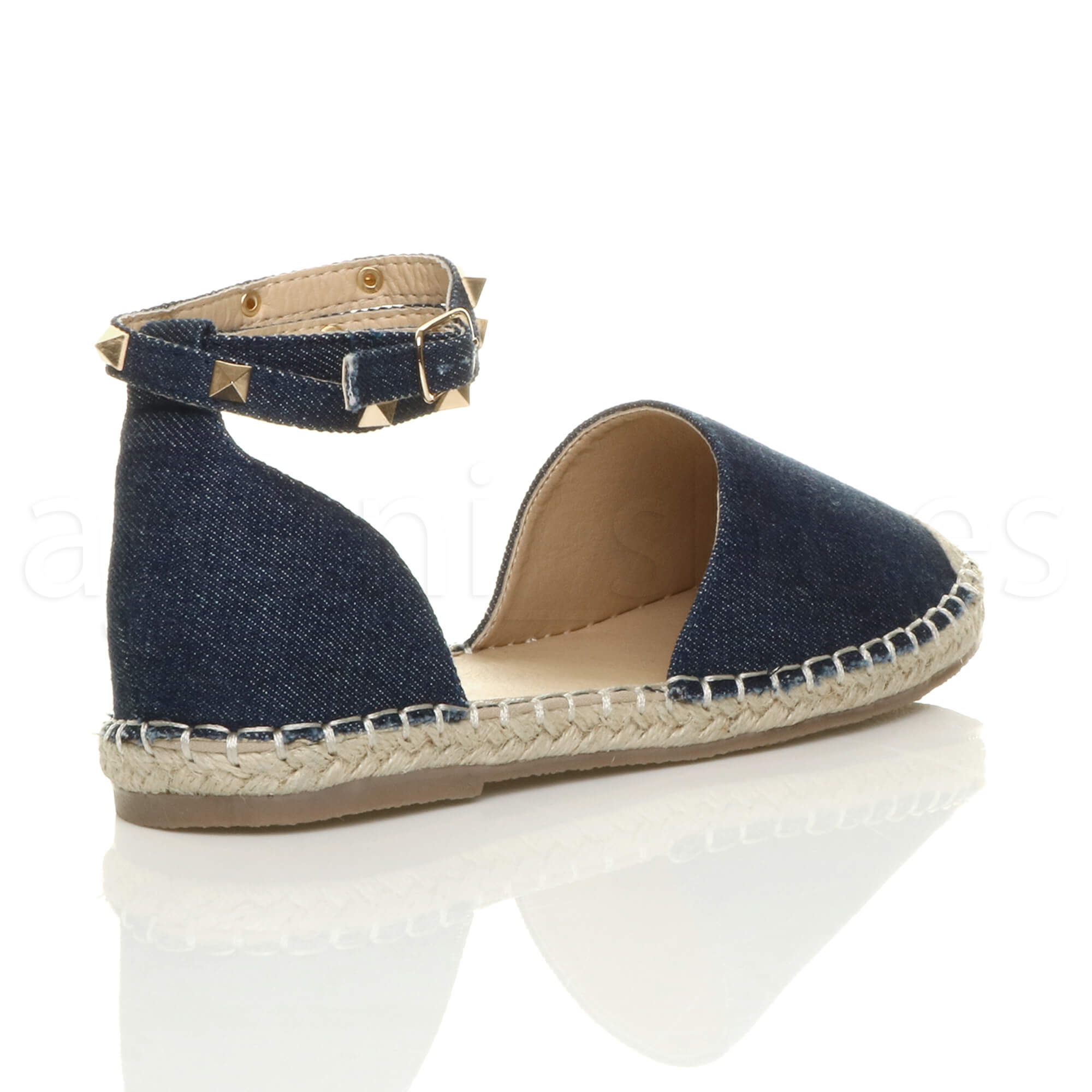 studded flat espadrilles