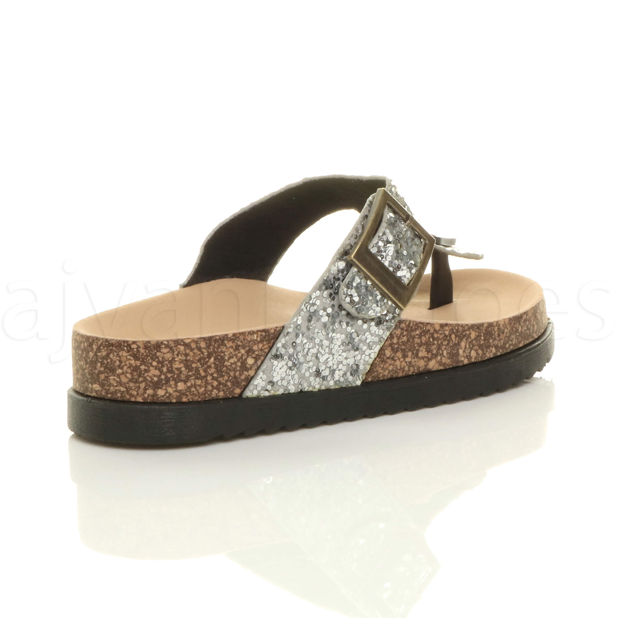 flatform buckle sandals
