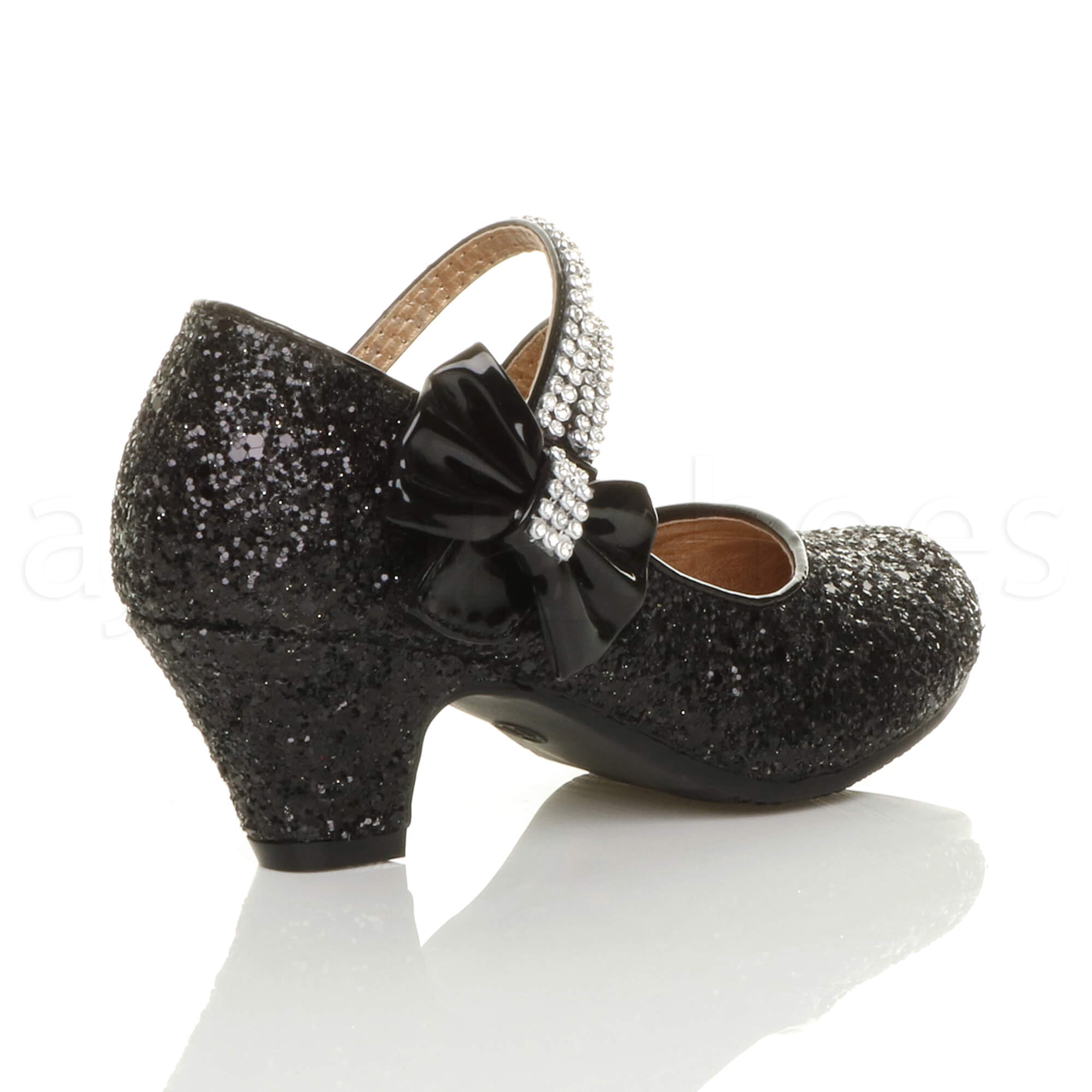 GIRLS KIDS CHILDRENS LOW HEEL PARTY WEDDING MARY JANE STYLE SANDALS