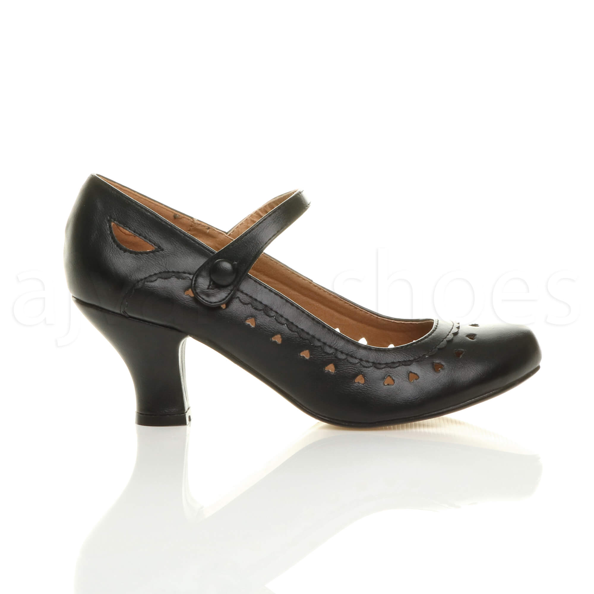 Escarpins Ajvani Avec Découpe Cœur - Petit Talon Pour Femme - Neuf Avec étiquettes