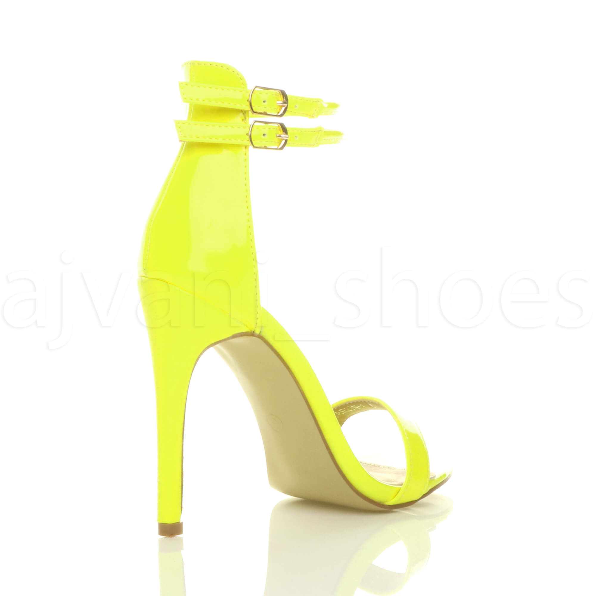 Misfarben High Heels Sommer Damen Pumps Plateau Fesselriemen Stilettos Sandalen