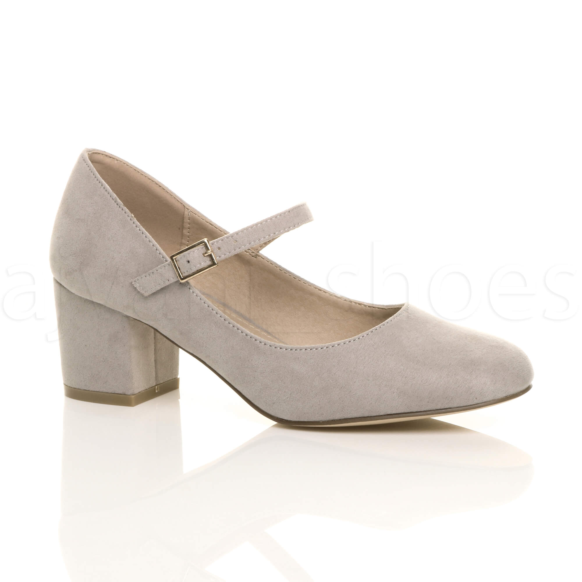 DAMEN DAMEN MITTELBLOCK ABSATZRIEMEN ARBEIT ABEND PARTY MARY JANE GERICHTSSCHUHE GRÖSSE - Bild 44 von 127