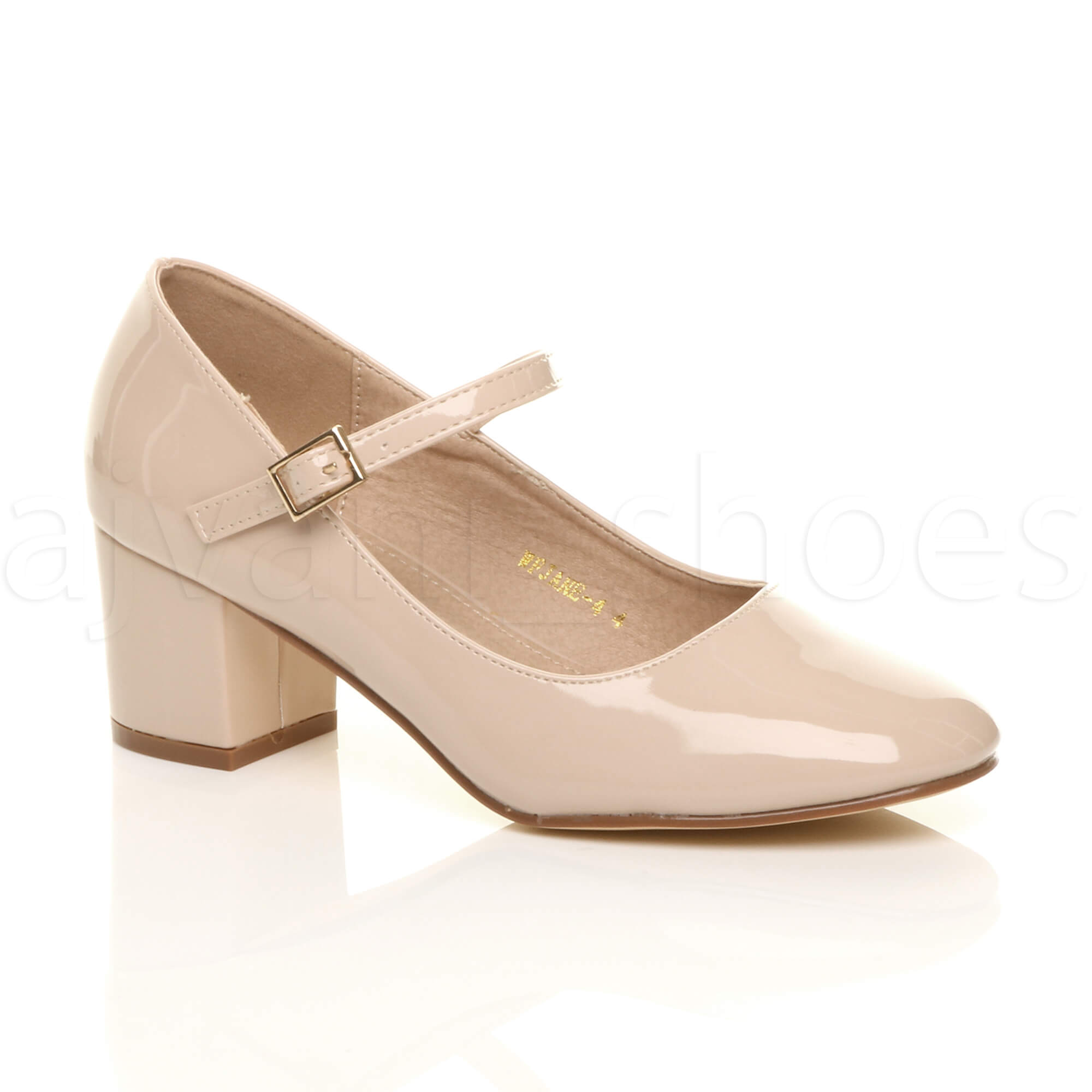 DAMEN DAMEN MITTELBLOCK ABSATZRIEMEN ARBEIT ABEND PARTY MARY JANE GERICHTSSCHUHE GRÖSSE - Bild 68 von 127