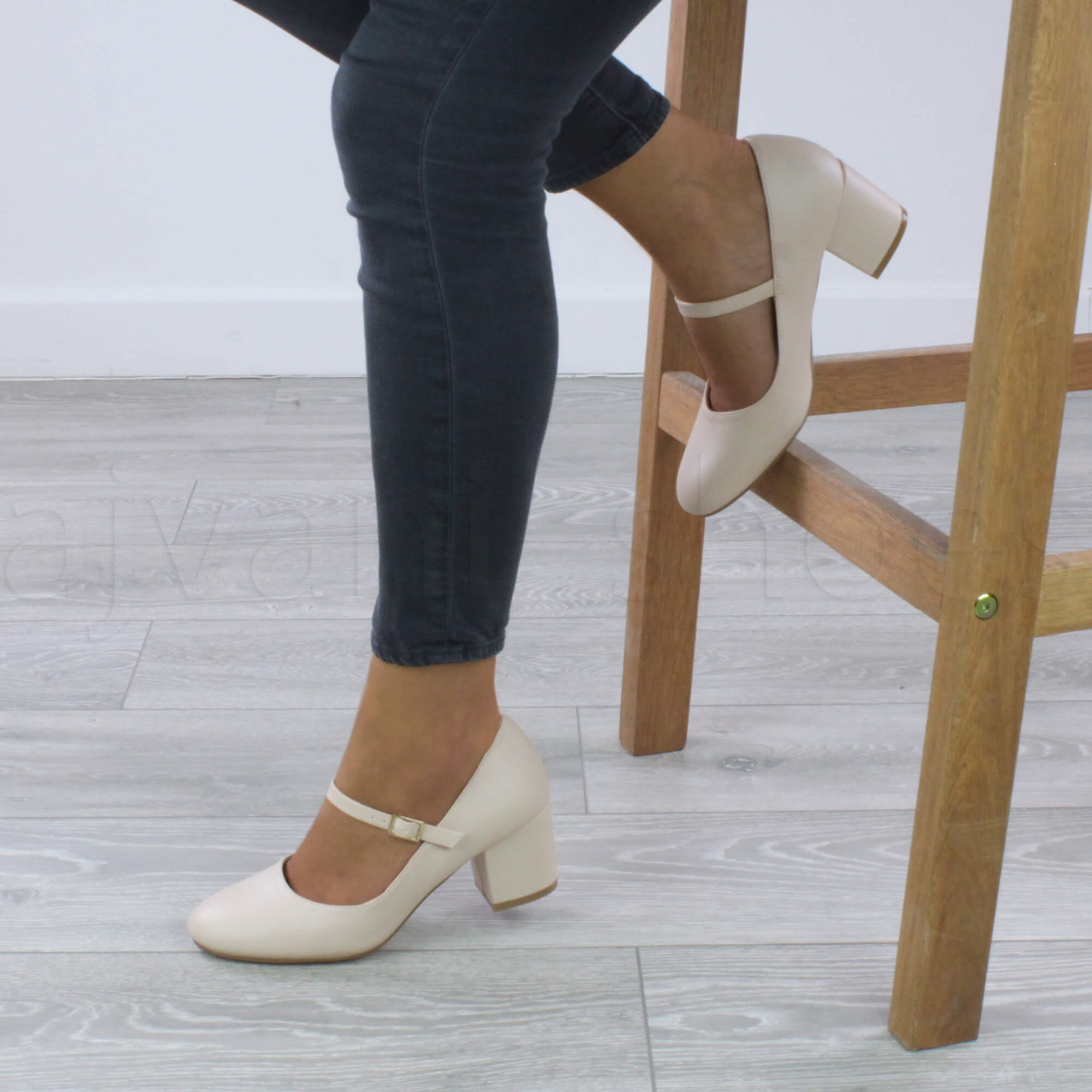 DAMEN DAMEN MITTELBLOCK ABSATZRIEMEN ARBEIT ABEND PARTY MARY JANE GERICHTSSCHUHE GRÖSSE - Bild 66 von 127