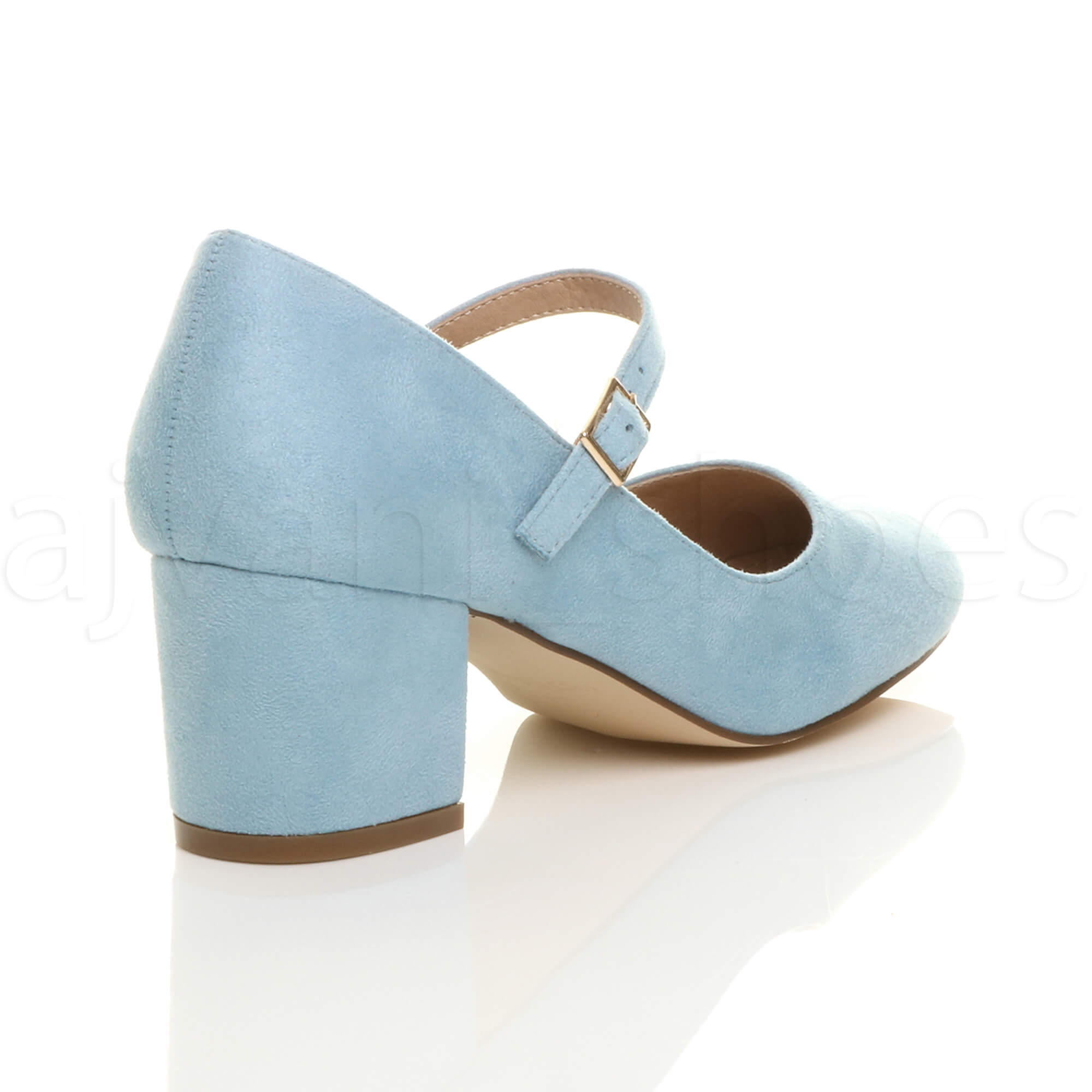 DAMEN DAMEN MITTELBLOCK ABSATZRIEMEN ARBEIT ABEND PARTY MARY JANE GERICHTSSCHUHE GRÖSSE - Bild 77 von 127