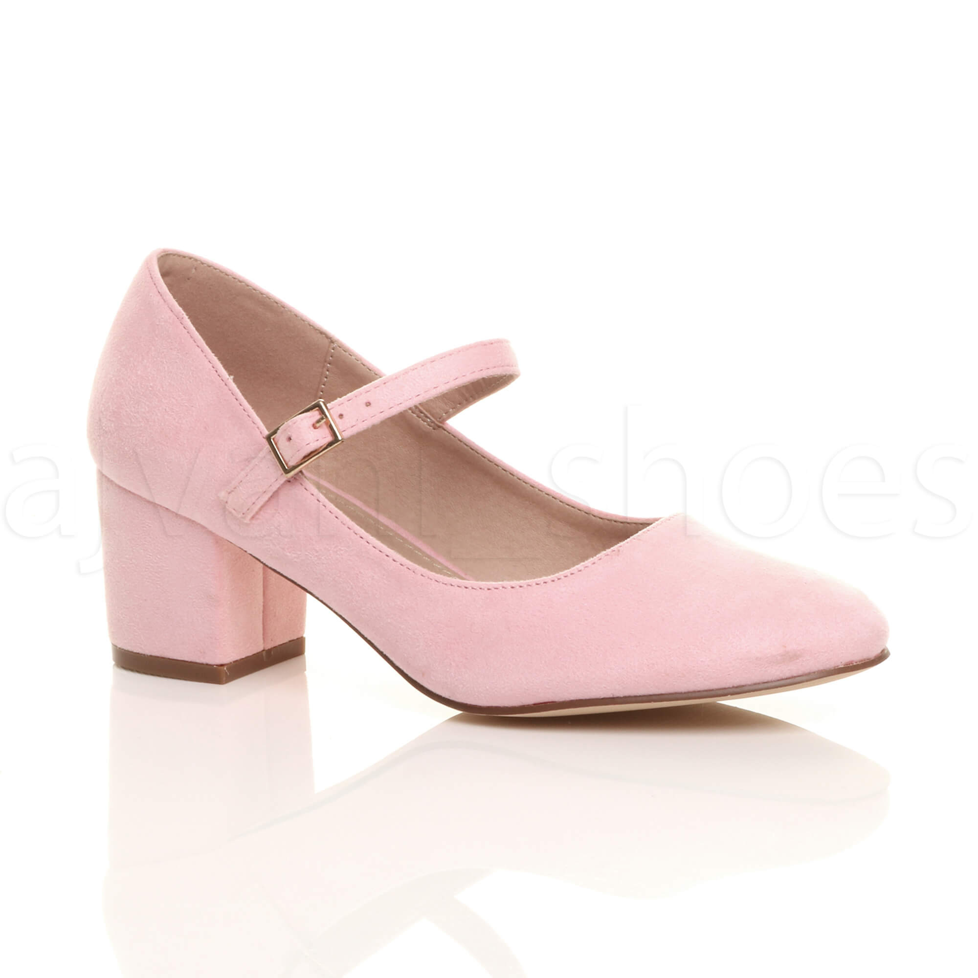 DAMEN DAMEN MITTELBLOCK ABSATZRIEMEN ARBEIT ABEND PARTY MARY JANE GERICHTSSCHUHE GRÖSSE - Bild 80 von 127