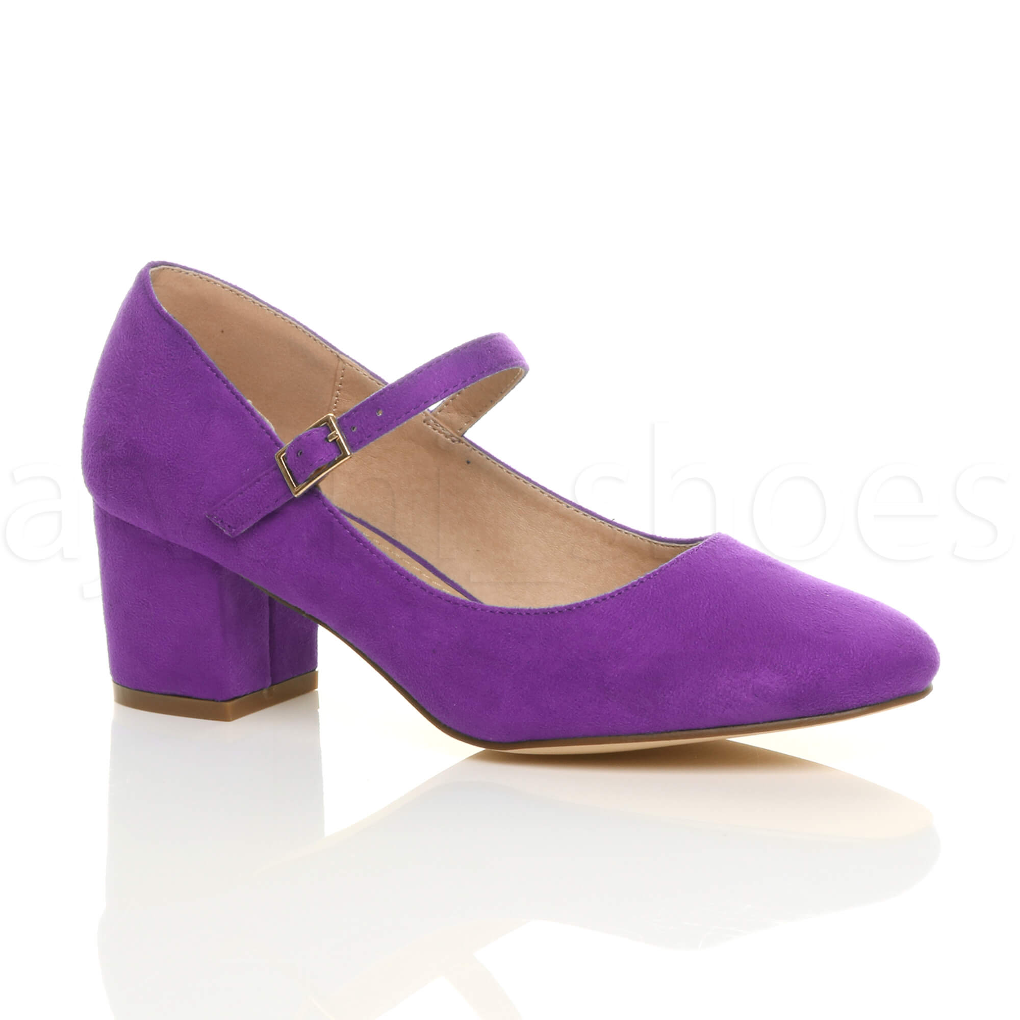 DAMEN DAMEN MITTELBLOCK ABSATZRIEMEN ARBEIT ABEND PARTY MARY JANE GERICHTSSCHUHE GRÖSSE - Bild 86 von 127