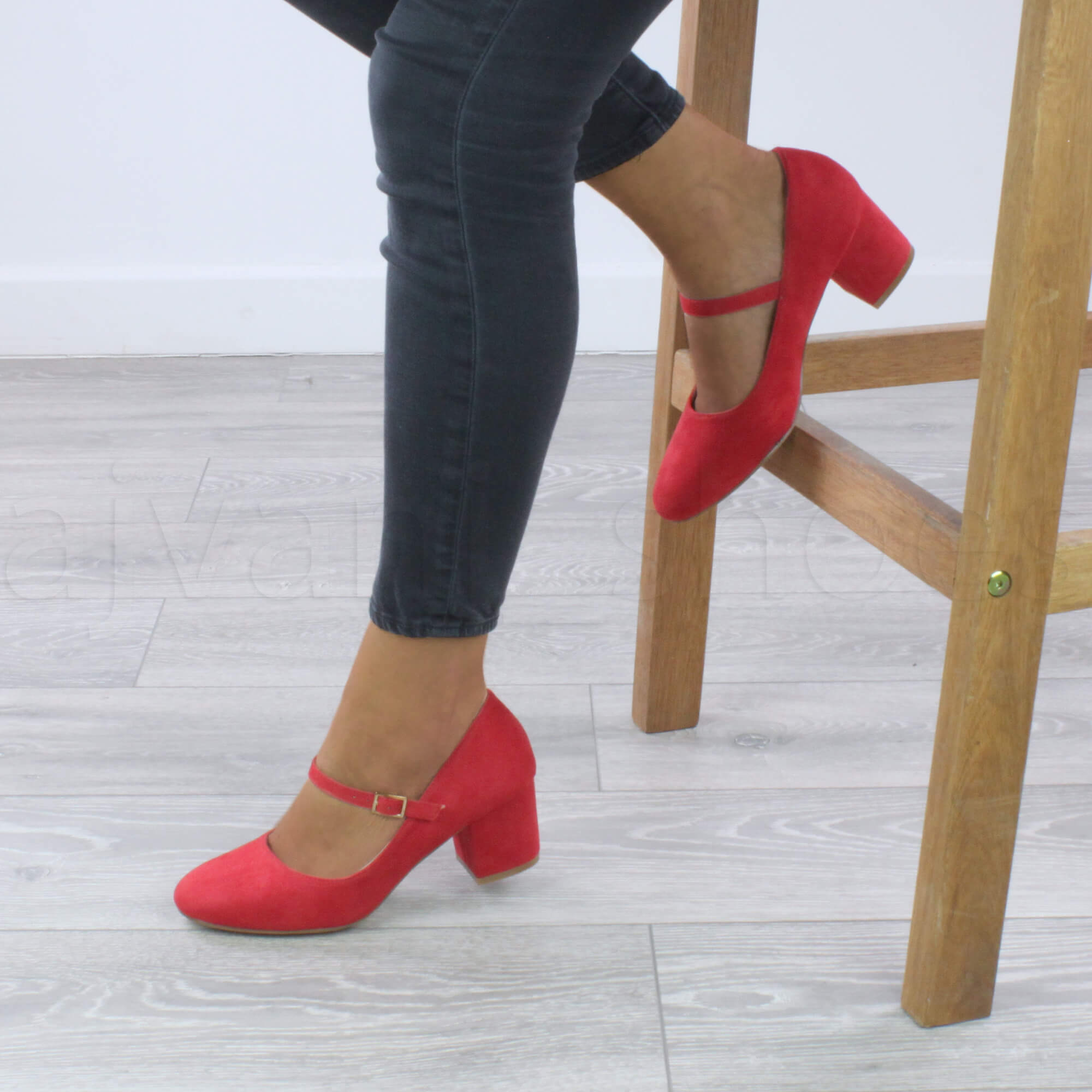 DAMEN DAMEN MITTELBLOCK ABSATZRIEMEN ARBEIT ABEND PARTY MARY JANE GERICHTSSCHUHE GRÖSSE - Bild 96 von 127