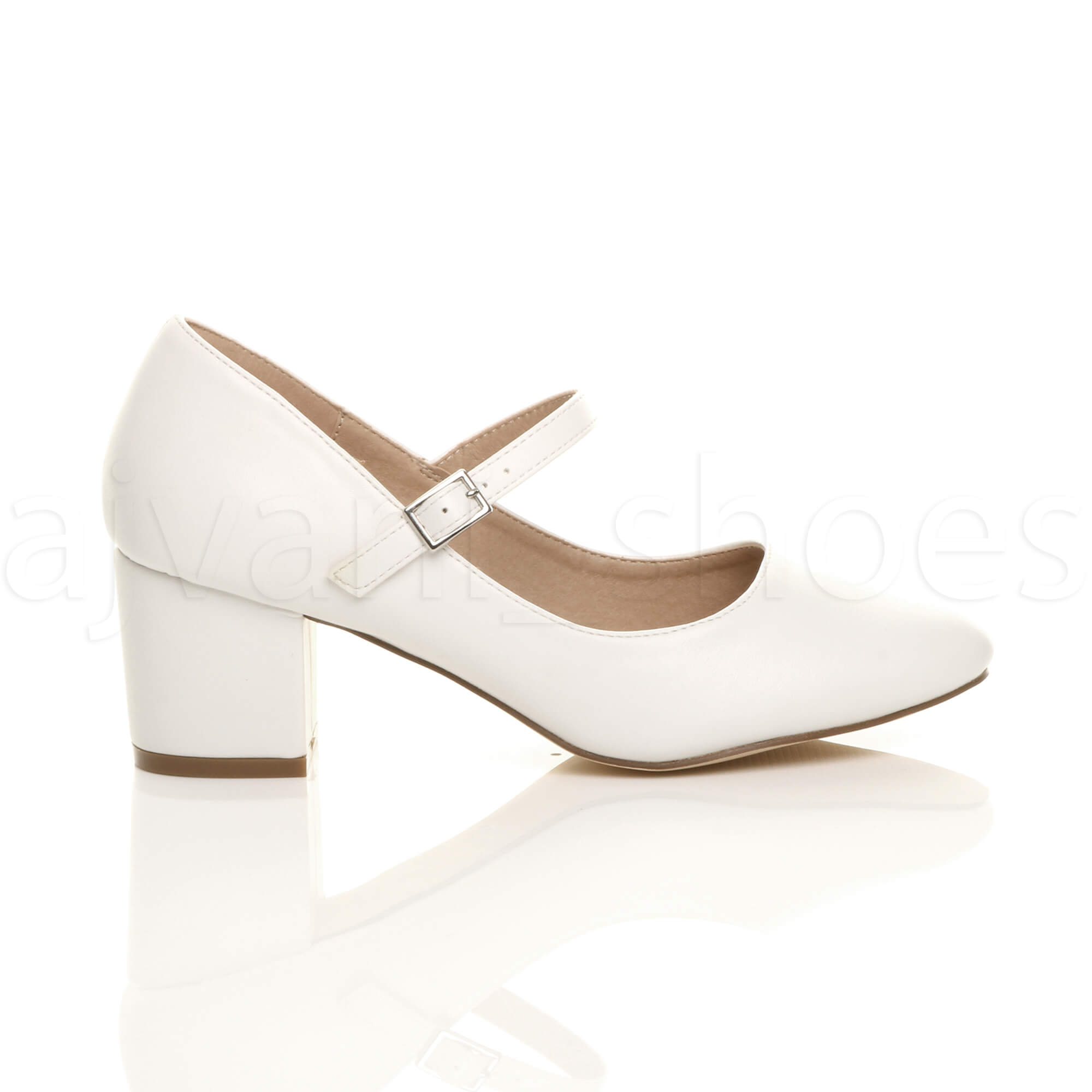 DAMEN DAMEN MITTELBLOCK ABSATZRIEMEN ARBEIT ABEND PARTY MARY JANE GERICHTSSCHUHE GRÖSSE - Bild 123 von 127