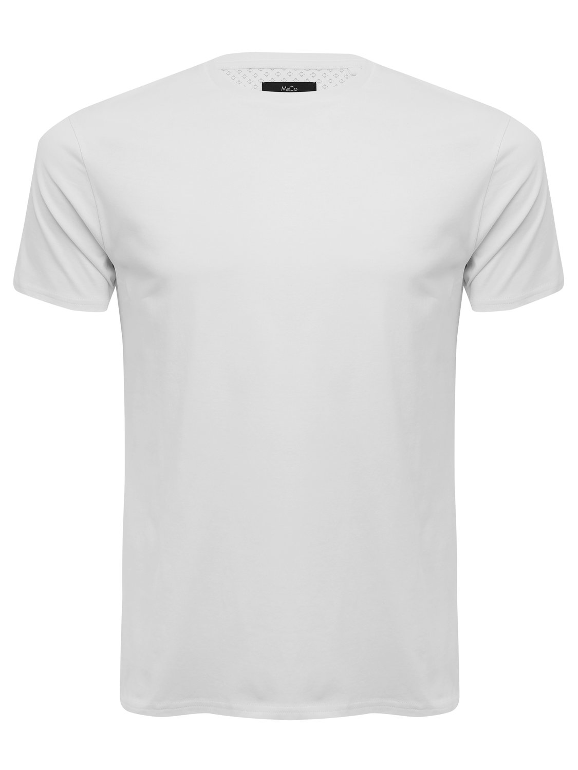 Image of Mens crew neck t-shirt - White