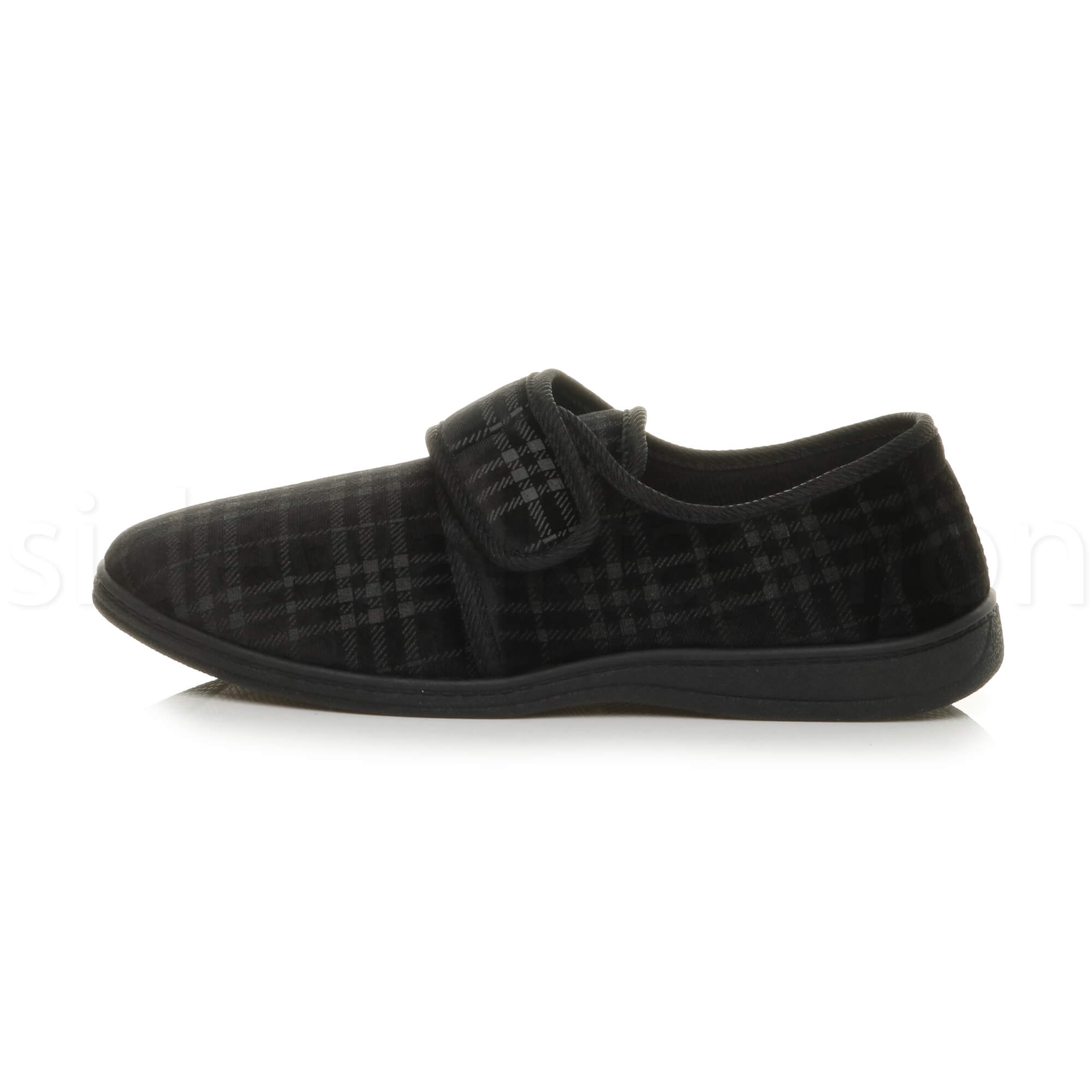 MENS TOUCH CLOSE COMFORT DIABETIC ORTHOPAEDIC SLIPPERS INDOOR HOUSE SHOES SIZE