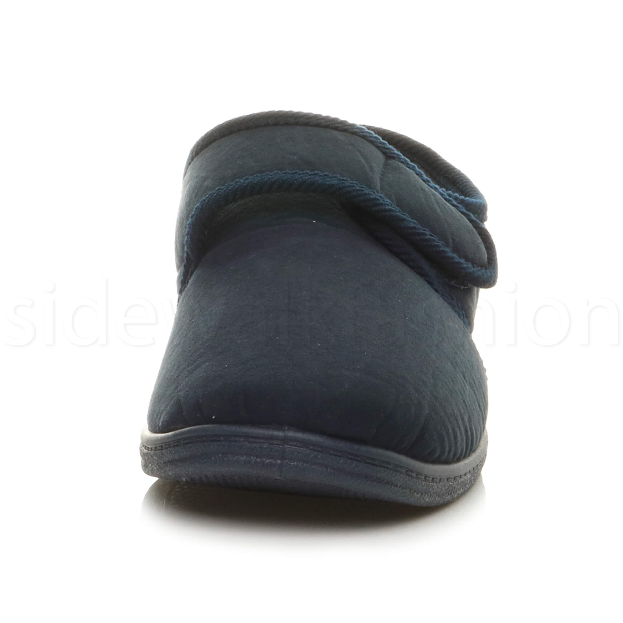 MENS TOUCH CLOSE COMFORT DIABETIC ORTHOPAEDIC SLIPPERS INDOOR HOUSE SHOES SIZE