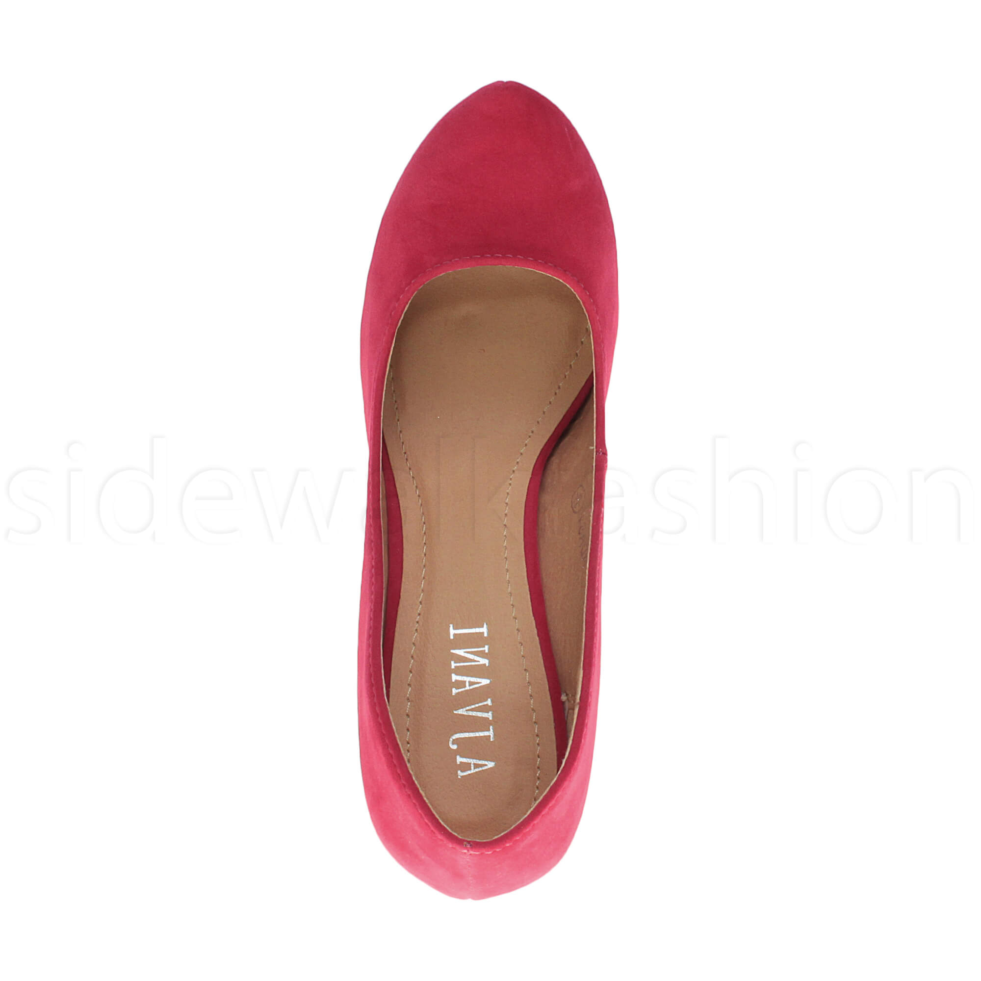 Womens ladies low mid heel concealed platform work party court shoes pumps size - Picture 39 of 136