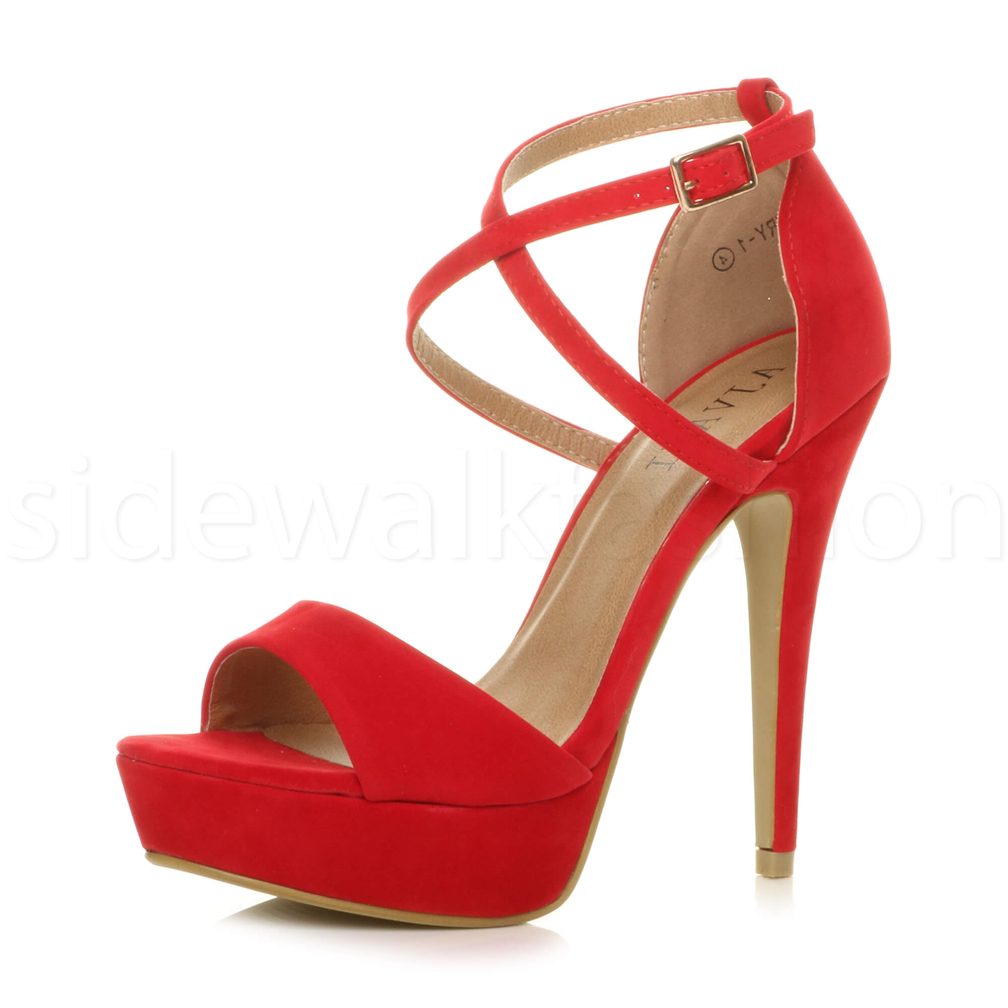 red prom sandals